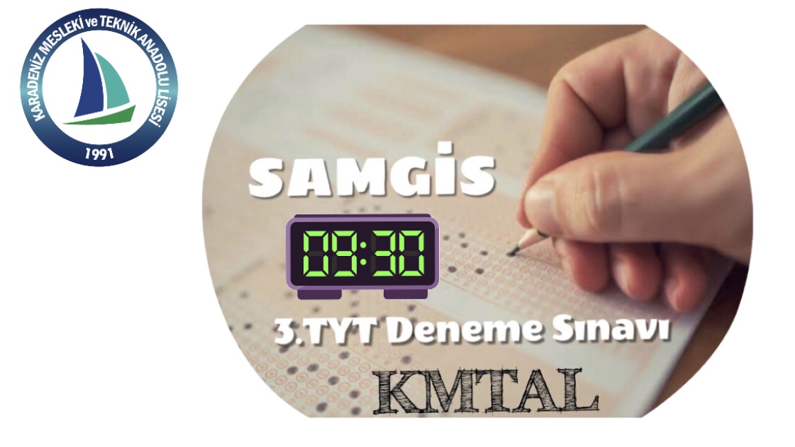 SAMGİS 3.TYT Deneme Sınavı